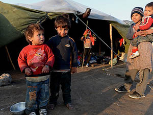 Irak'taki Suriyelilerin Soğukla Mücadelesi