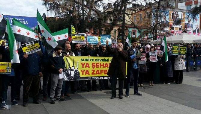 Trabzon'dan Suriye'ye Direnişe Bin Selam