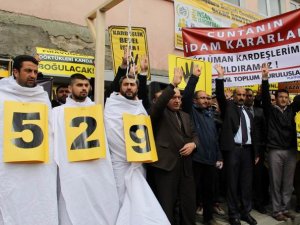 Ağrı'dan 529 İdam Kararına Protesto