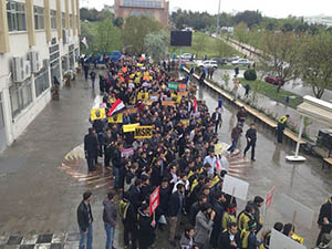 Uludağ Üniversitesi'nde Mısır Eylemi Yapıldı