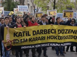 Ankara'da Cuntanın İdam Kararları Protesto Edildi