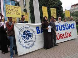 Kocaeli'de 182. başörtüsü eylemi