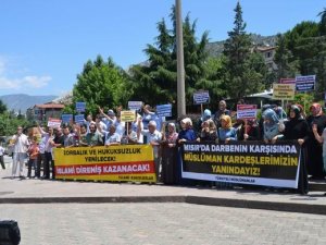 Sisi Cuntası Amasya’da Protesto Edildi