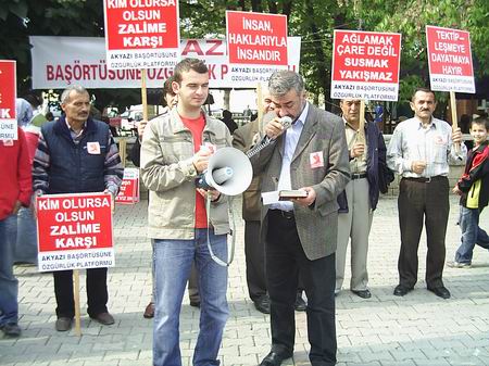 Akyazı'da 89. Başörtüsü Eylemi