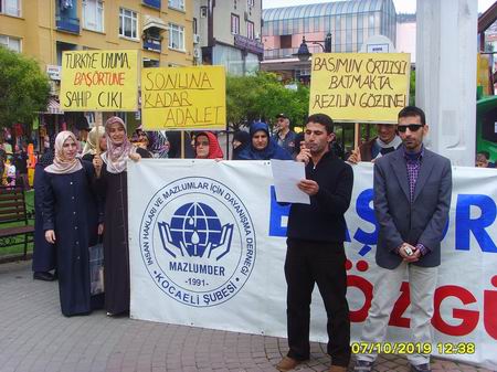 Kocaeli’de 183. Başörtüsü Eylemi