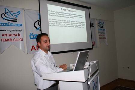 Antalya Özgür-Der'de Cuma Derslerine Devam