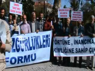 Konya’da 59. Başörtüsü Eylemi