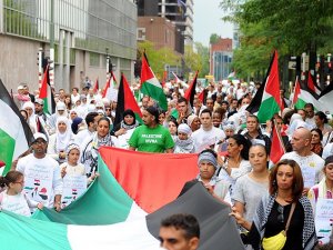 Brüksel'de ''Filistin İçin Beyaz Yürüyüş''