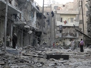 Halep'e Varil Bombalı Saldırı: 18 Şehit