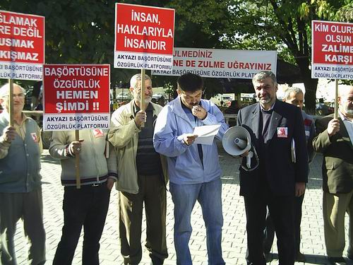 Akyazı’da 91. Başörtüsü Eylemi