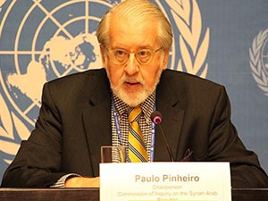 Pinheiro: Sivillerin Ölümünden Suriye Hükümeti Sorumludur