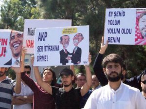 ABD Saldırıları Kayseri'de Protesto Edildi