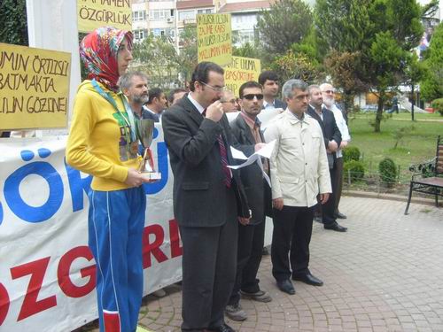 Kocaeli’de 186. Başörtüsü Eylemi