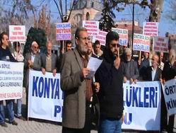 Konya'da 62. başörtüsü eylemi