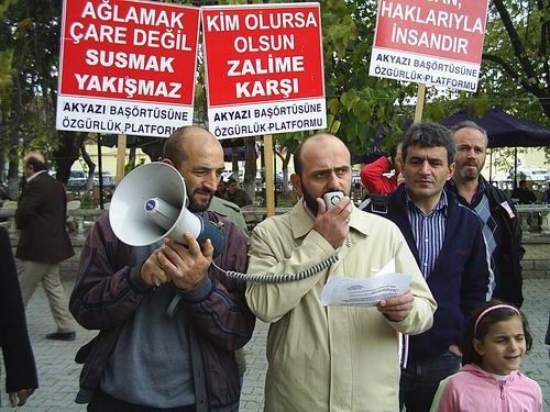 Akyazı’da 94. Başörtüsü Eylemi