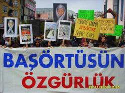 Kocaeli'de 189. başörtüsü eylemi