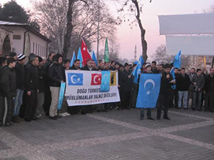 Maraş’ta Doğu Türkistan ve Peygamberimiz İçin Eylem
