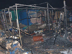 Kilis'te Çadır Yandı; 2 Suriyeli Yanarak Öldü