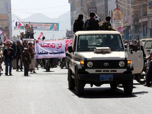 Yemen'de Husi Karşıtı Gösteriler Engelleniyor