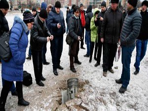 Ukrayna'da Roket Saldırısı