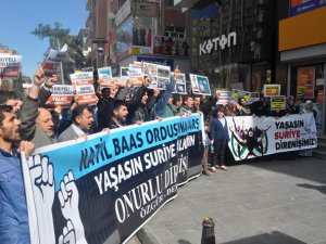 5. Yılına Giren Esed Vahşeti Diyarbakır’da Lanetlendi