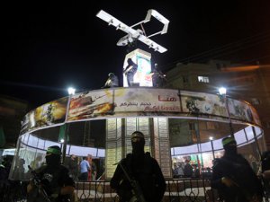 Gazze'de "İnsansız Hava Aracı Anıtı"