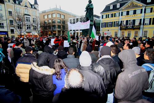 Almanya’da Gazze Katliamı Protesto Edildi