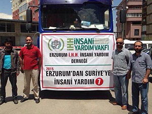 Erzurum'dan Suriye'ye Yardım Tırı