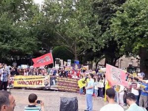 Bursa'da Sisi'nin İdam Kararları Protesto Edildi