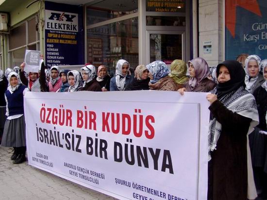 SAPANCA ve GEYVE’de Gazze Eylemleri