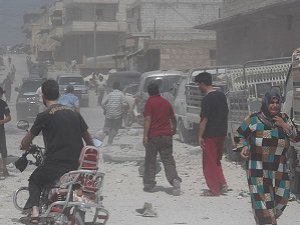 Halep'te Klor Gazlı Saldırı