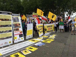 Dünya Rabia Günü'nde Sisi Cuntası Almanya'da Protesto Edildi