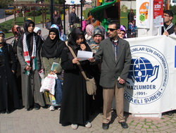 Kocaeli'de 151. başörtüsü eylemi