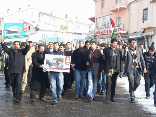 Malazgirt’te Gazze Eylemi