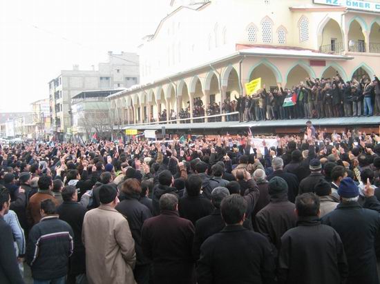 Van’da Gazze’ye Destek Eylemi