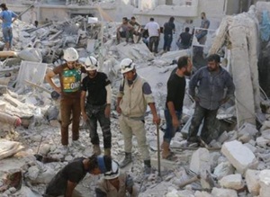 Esed Rejimi Halep'i Bombaladı: 60 Sivil Katledildi!