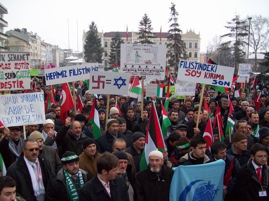 Bolu'da Filistin'e Destek Mitingi Yapıldı