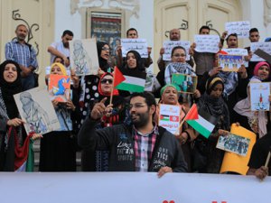 Tunus'ta Filistin İçin "Özgürlük Treni"