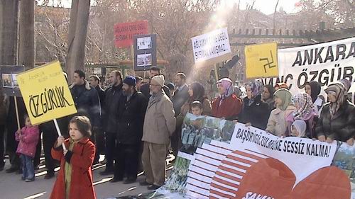 Ankara’da 155. Başörtüsü eylemi