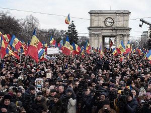 Moldova'da Hükümet Karşıtı Gösteriler Devam Ediyor