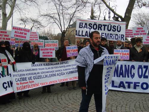 Konya’da 73. Başörtüsü Eylemi