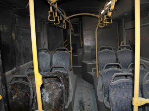 Diyarbakır’da Belediye Otobüsü Ateşe Verildi