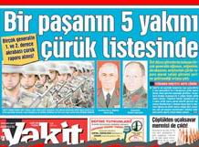 Çürük yakınları tanıdık paşalar