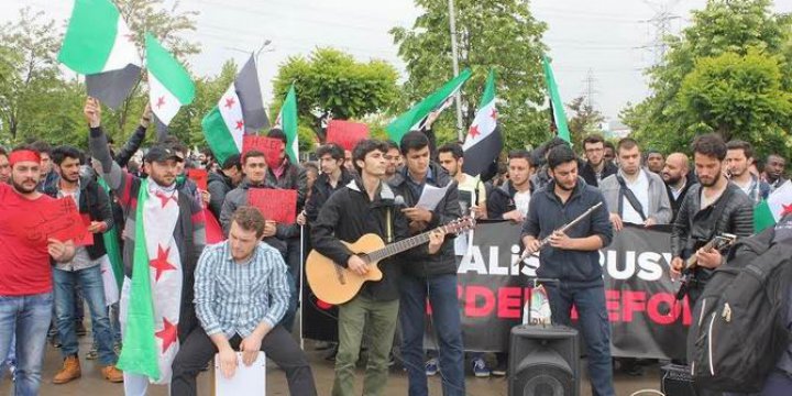 Halep’teki Katliamlar Sakarya Üniversitesinde Protesto Edildi