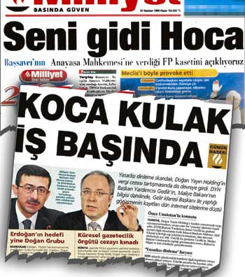 Milliyet gazetesi hukuku hatırladı
