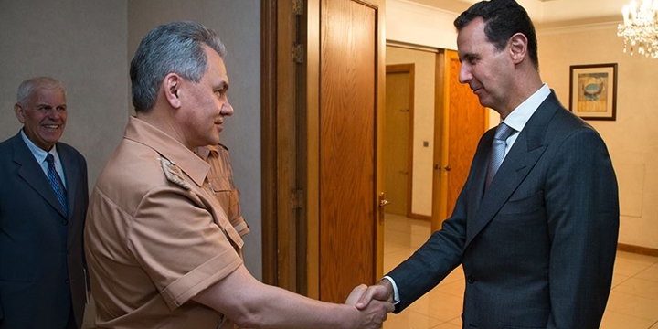 Rusya Savunma Bakanı, Esed'i Ziyaret Etti!