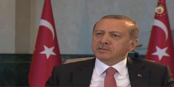 Cumhurbaşkanı Erdoğan, Alman ARD Televizyonuna Konuştu