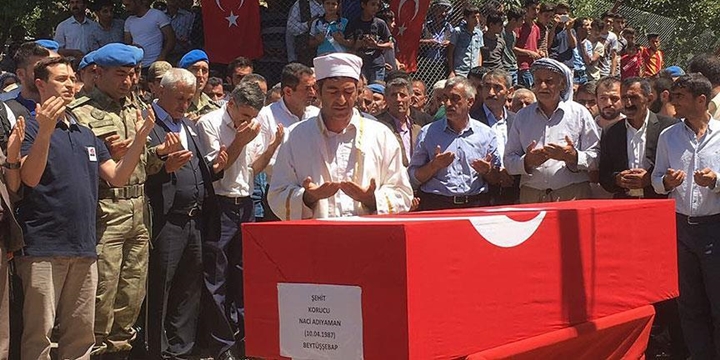 PKK'lılarca Katledilen Adıyaman Toprağa Verildi