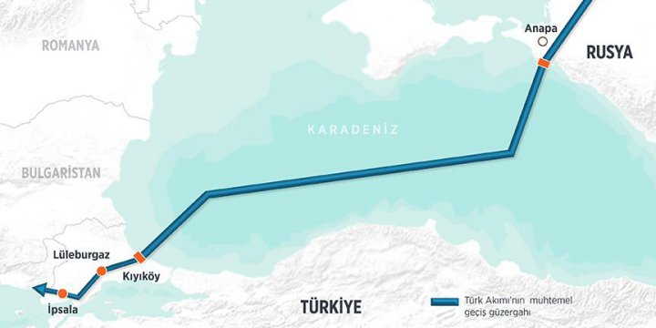Gazprom Türk Akımı'nın Deniz Kısmı İçin İlk İzni Aldı