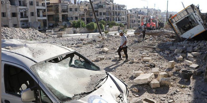 Katil Esed ve İşgalci Rusya Halep'te 15 Sivili Daha Katletti!
